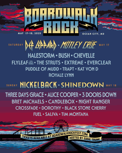 Inaugural Boardwalk Rock Fest In May