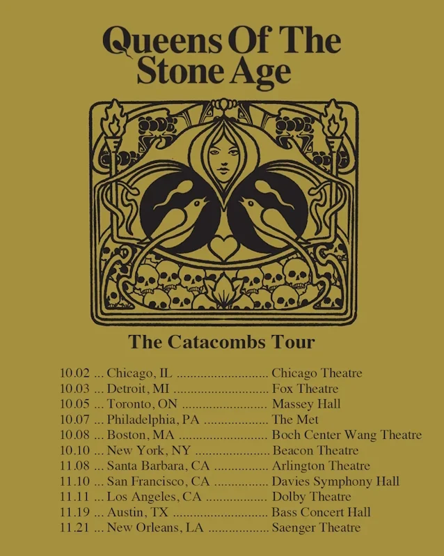 Queens Of The Stone Age Present “The Catacombs Tour”